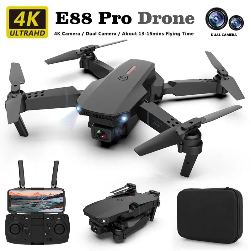 Drone Surveying - Dron profesional E88pro, flujo óptico 4k,
