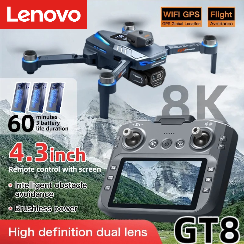 Drone Surveying - Dron Lenovo GT8 8K Profesional con