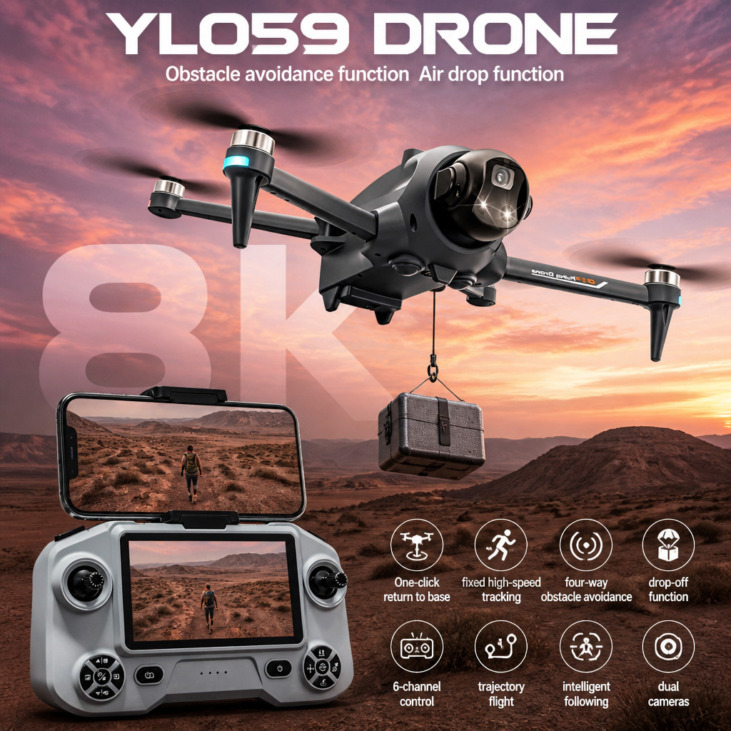 Drone Multispectral - Dron Potensic con GPS, Retorno Automático,