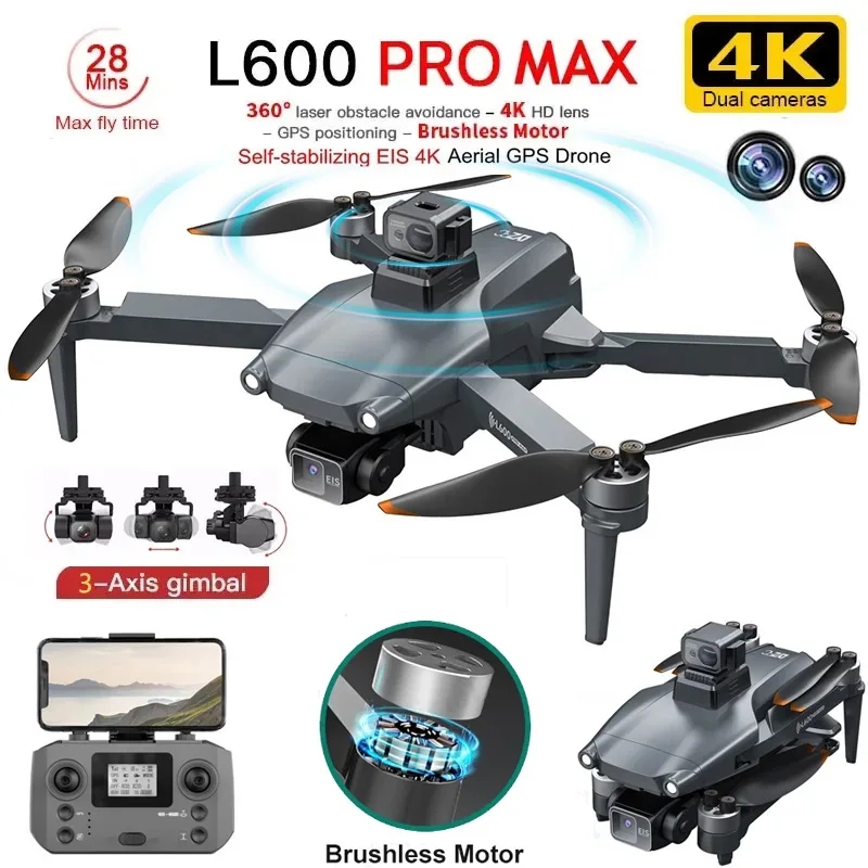 Drone Surveying - L600 PRO MAX GPS Drone profesional