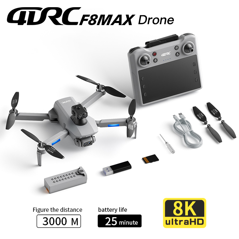 Drone Cinematic - Dron F8 MAX GPS profesional con