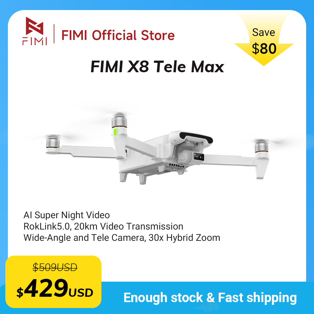 Nuevo Dron FIMI X8 Tele Max co - Drone Thermal Imaging reseña y precio