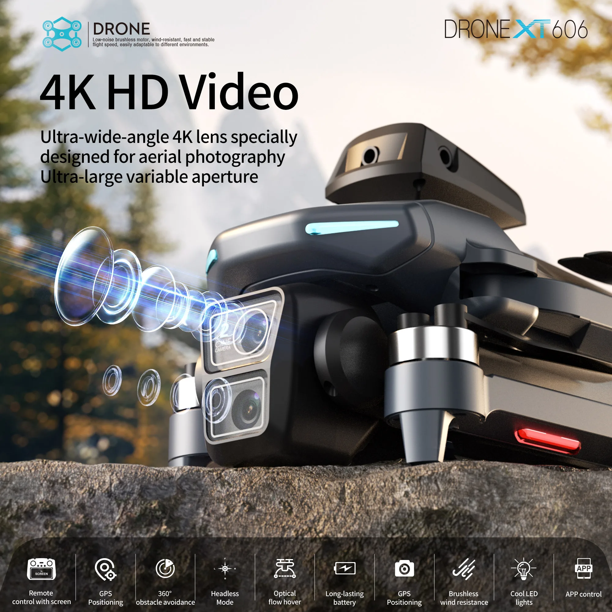 Dron Profesional Lenovo XT606  - Drone Multispectral reseña y precio