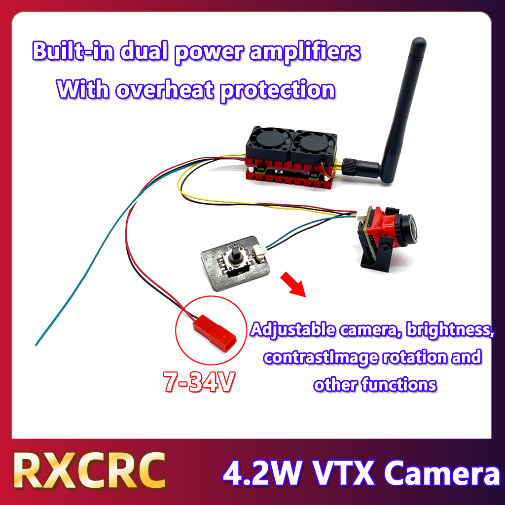 RXCRC 5,8G 48CH 4,2 W transmis - Drone Lidar reseña y precio