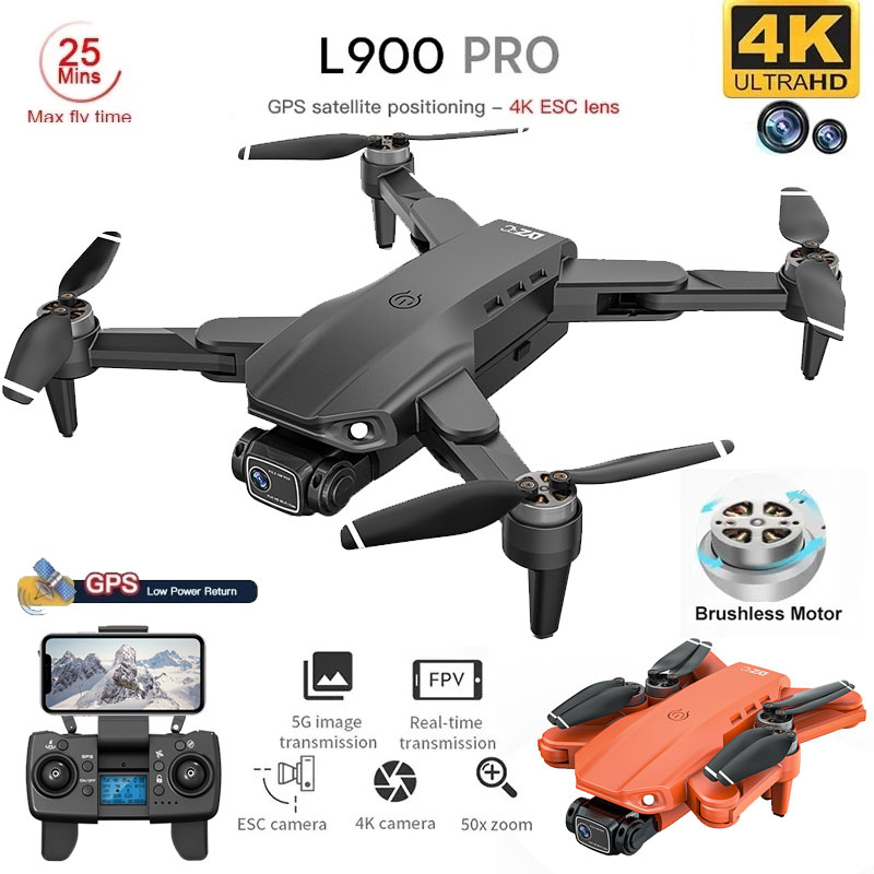 L900 Pro GPS Drone 4K profesio - Drone Cinematic reseña y precio