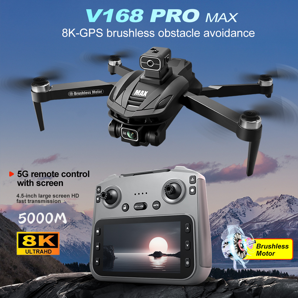 V168 PRO Max GPS Drone 8K Prof - Drone Cinematic reseña y precio