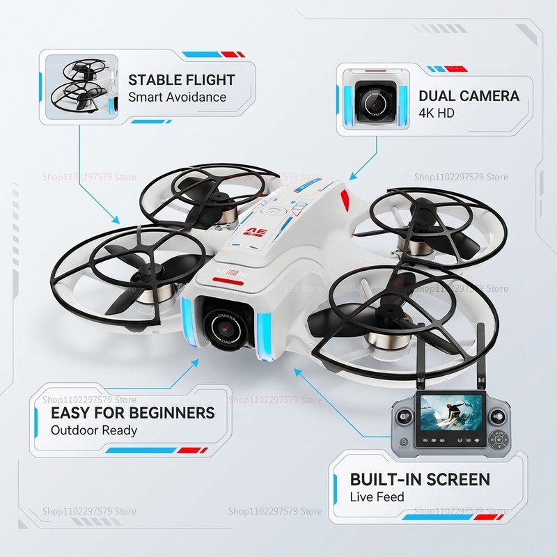 Nuevo Dron GPS AE21 de Segunda - Drone Surveying reseña y precio