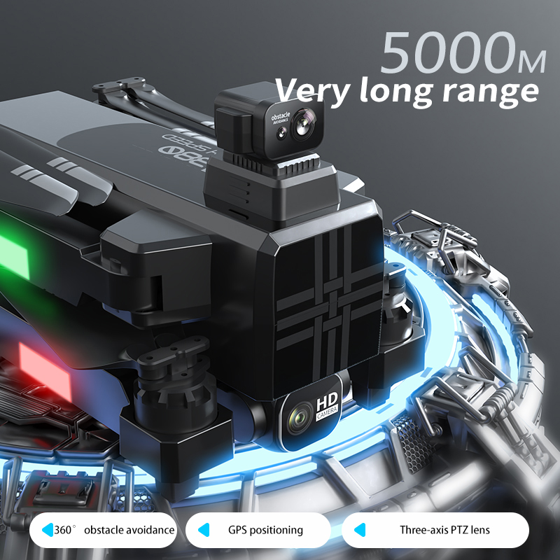 Dron A380 4K HD de tres ejes,  - Drone Mapping reseña y precio