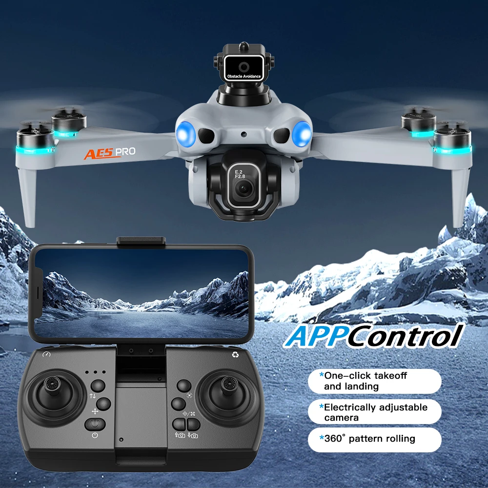 Dron AE5 Pro 8K HD con Pantall - Drone Video Production reseña y precio
