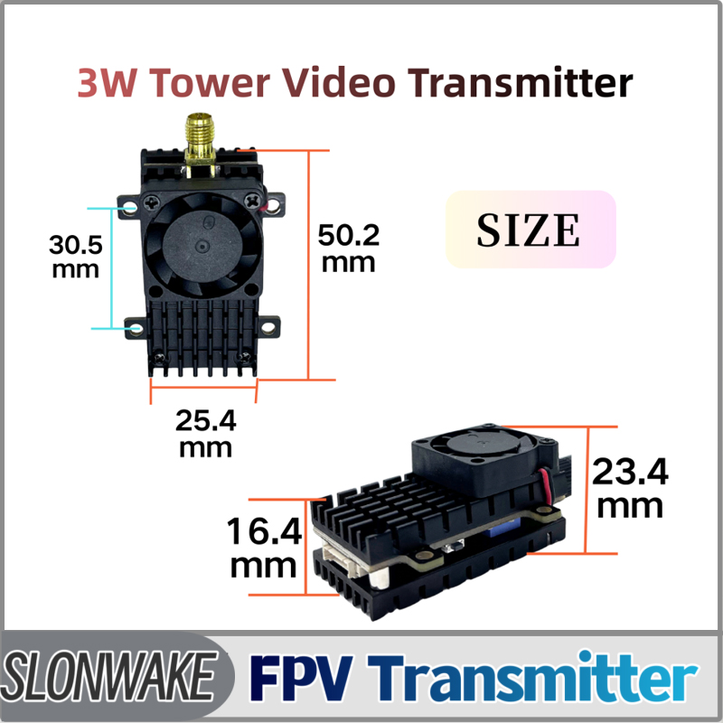 SLONWAKE 5,8G 3000mW simulació - Drone Lidar reseña y precio