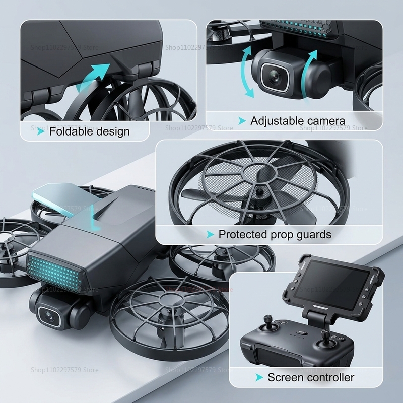 Nuevos Drones M8 GPS 8K Profes - Drone Surveying reseña y precio