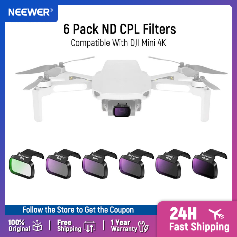 NEEWER Paquete de 6 filtros ND - Drone Ndvi reseña y precio